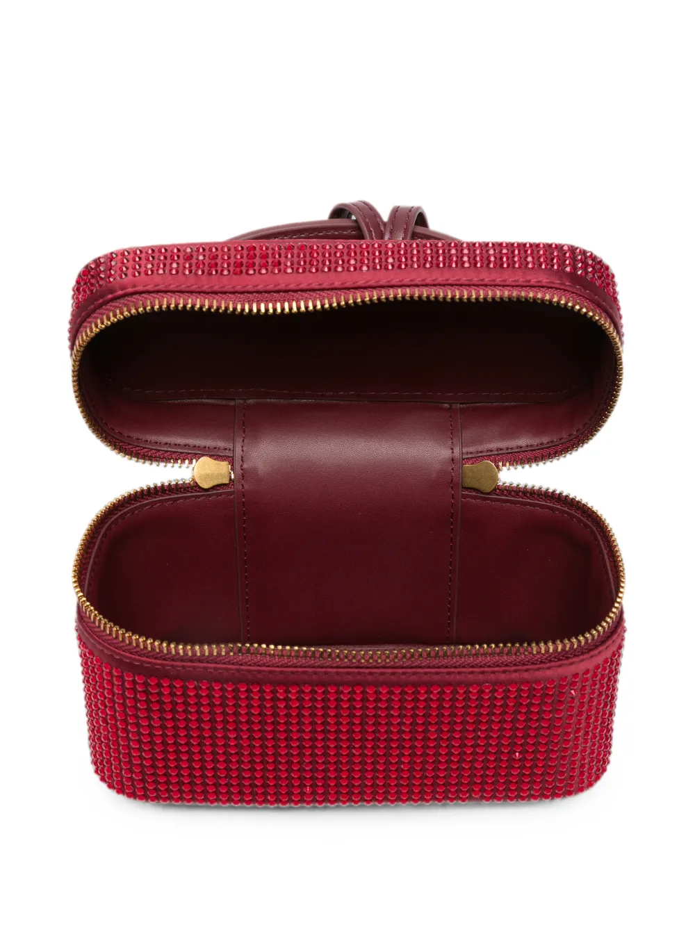 JW Pei Cleo clutch verfraaid met kristallen Rood