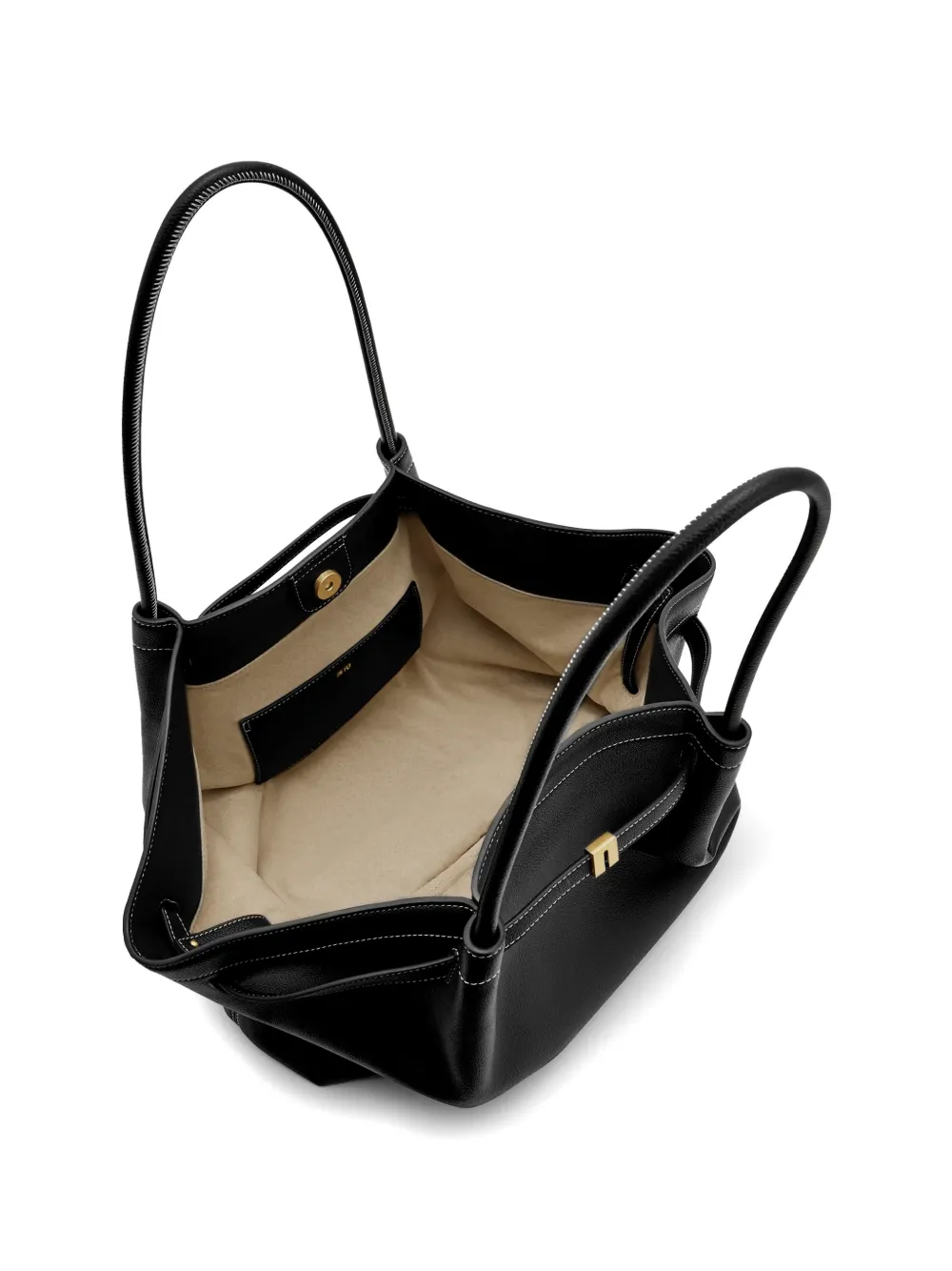 JW Pei Hana shopper met contrasterend stiksel Zwart