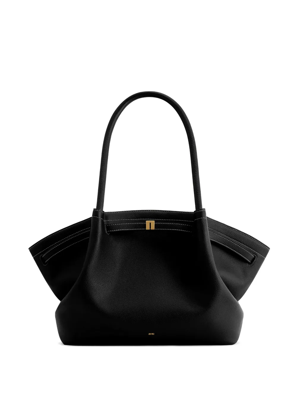 JW Pei Hana contrast-stitch tote bag - Nero
