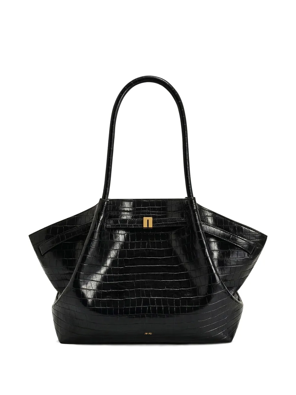 JW Pei Hana croc-effect tote bag - Nero