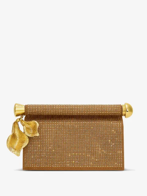 JW Pei Holly crystal-embellished pendant clutch bag