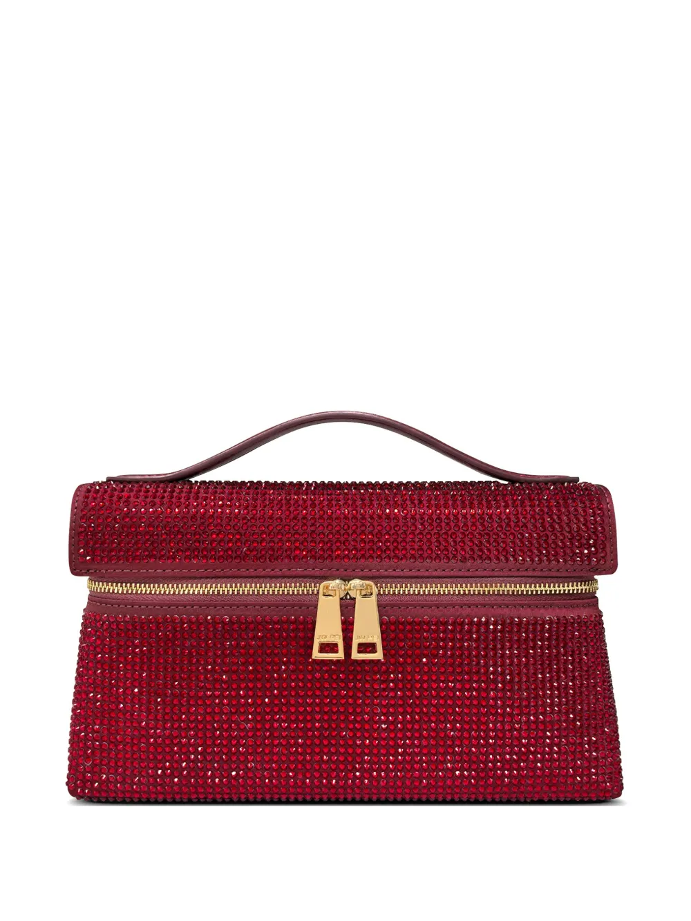 JW Pei Borsa tote Thea con cristalli e manico - Rosso