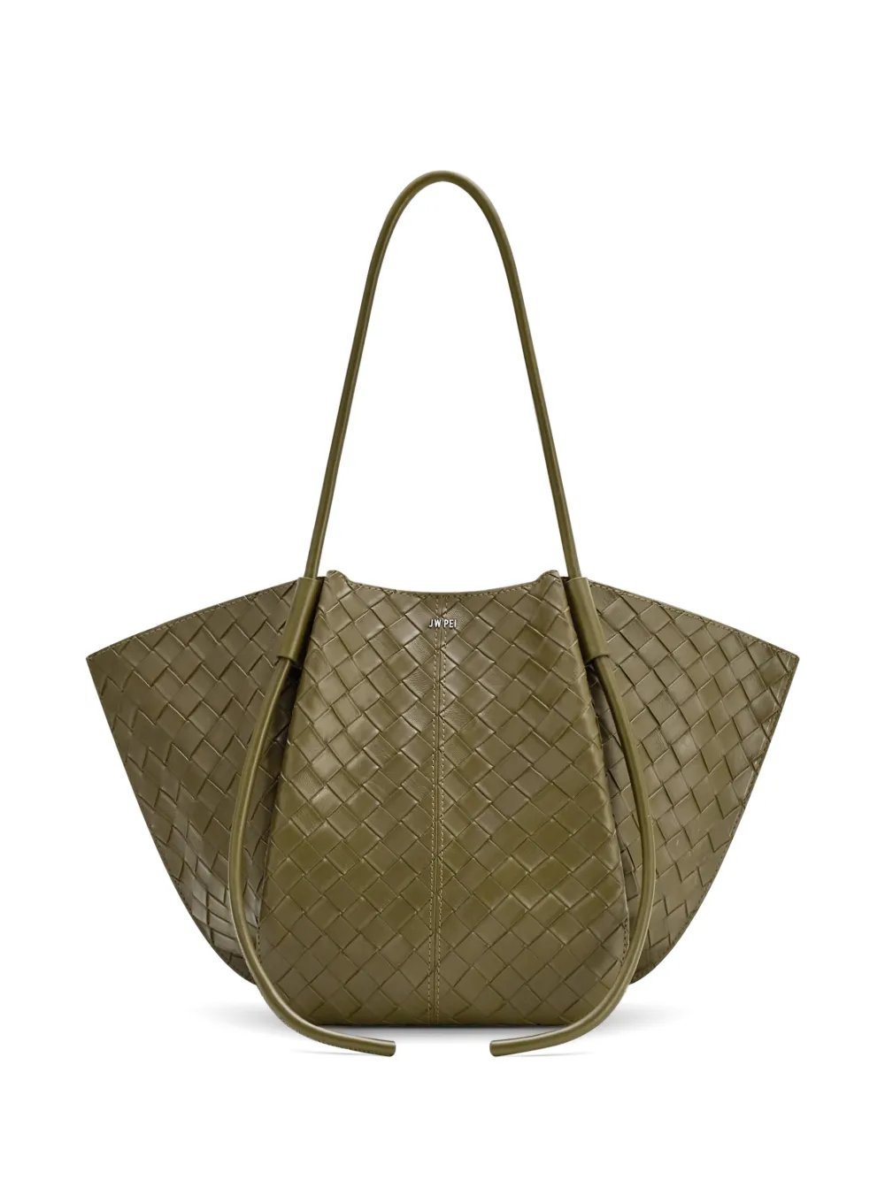 JW Pei Nala interwoven tote bag - Verde