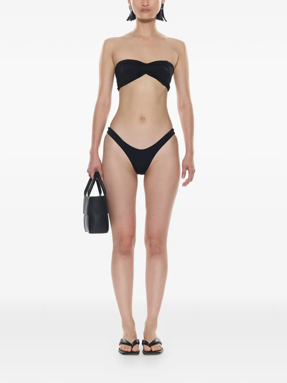 Myra Swim Kaia bandeau bikini Zwart