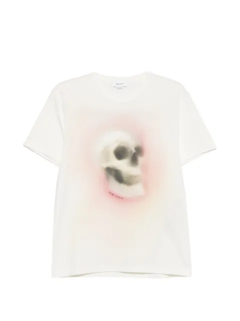 Alexander McQueen T-Shirt mit Totenkopf-Print