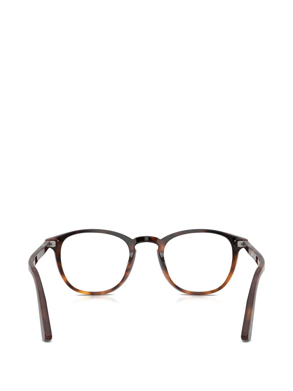 Persol Bril met vierkant montuur Bruin