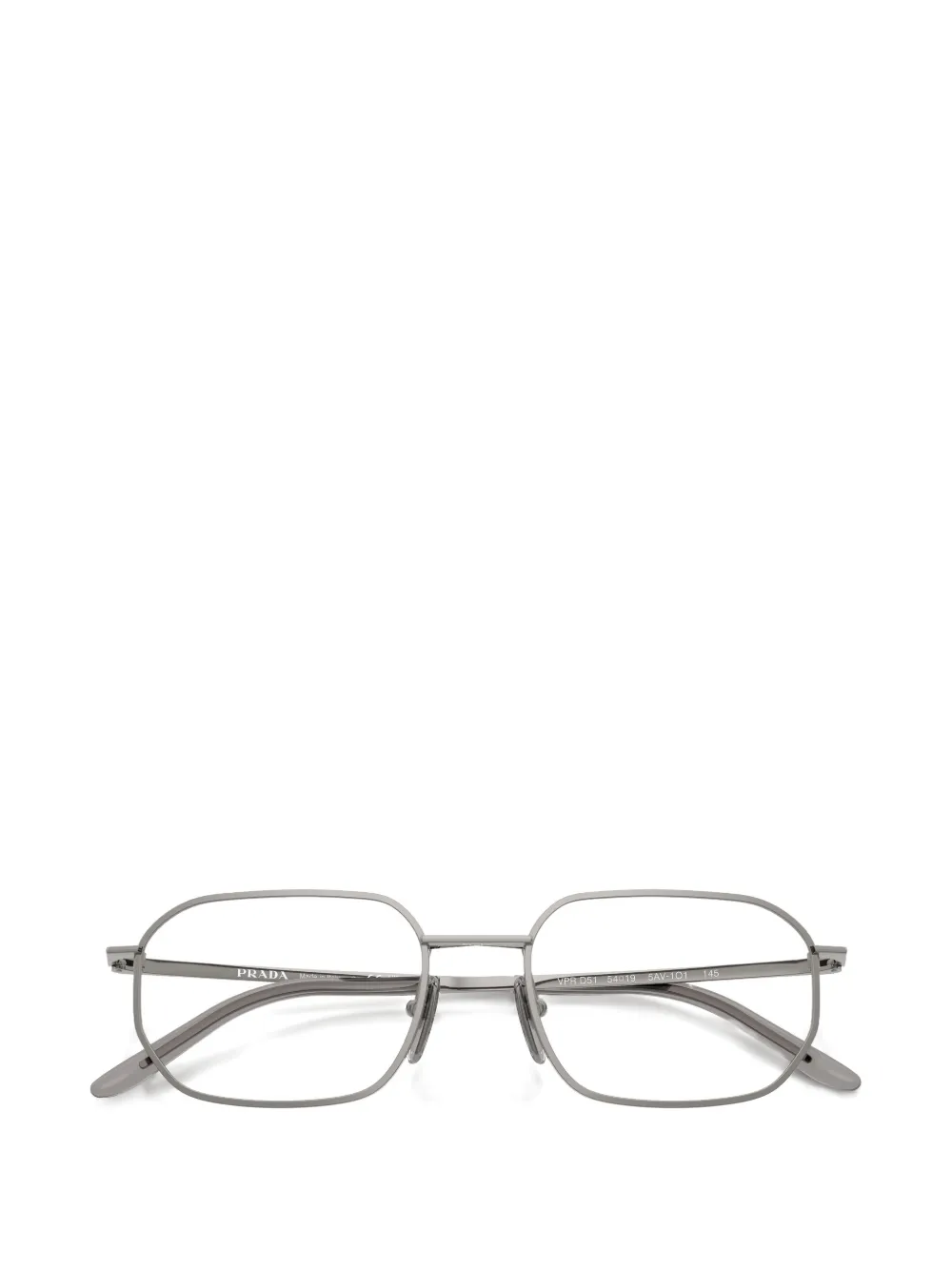 Prada Eyewear Bril met geometrisch montuur Grijs