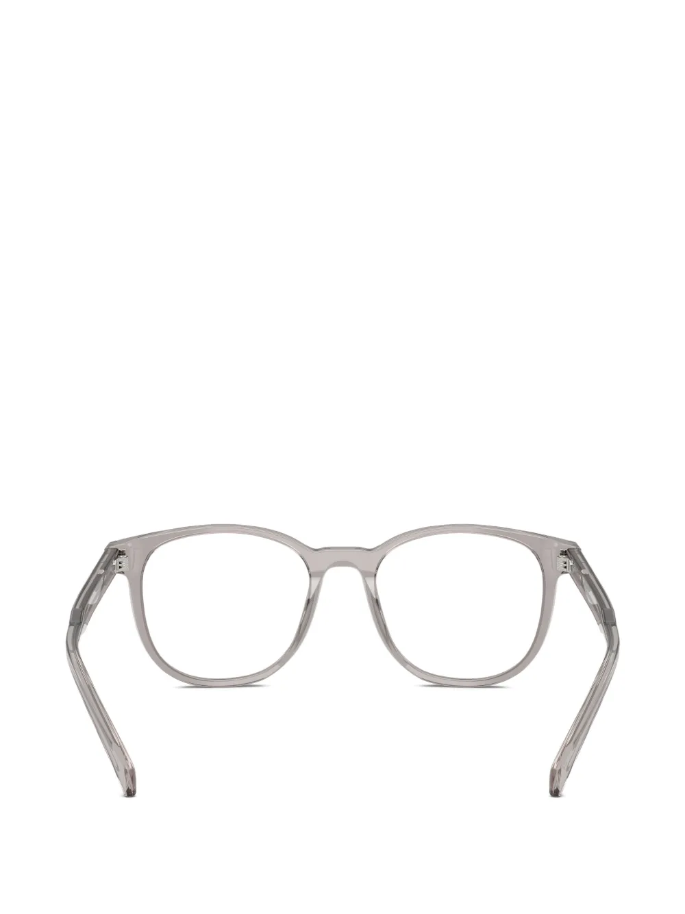 Prada Eyewear Bril met rond montuur Grijs