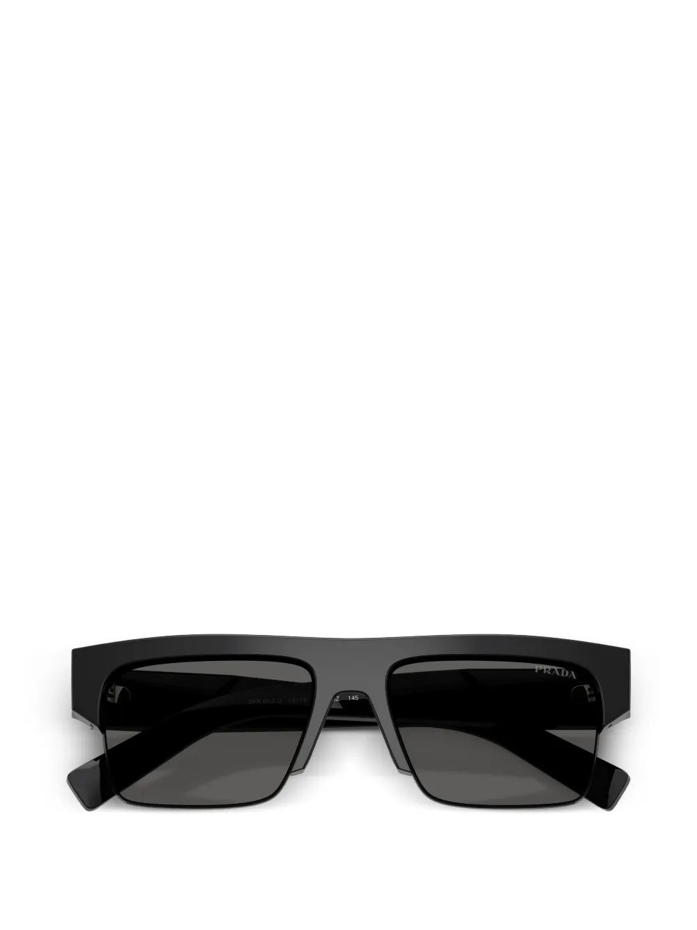 Prada Eyewear Zonnebril met vierkant montuur Zwart