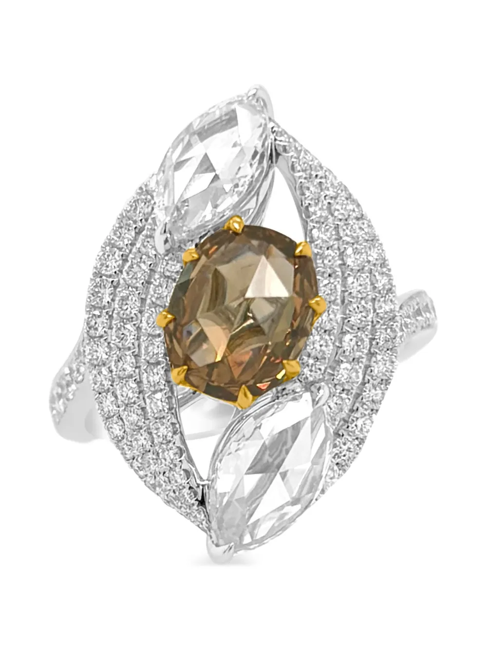 HYT Jewelry multi-stone diamond ring - Argento