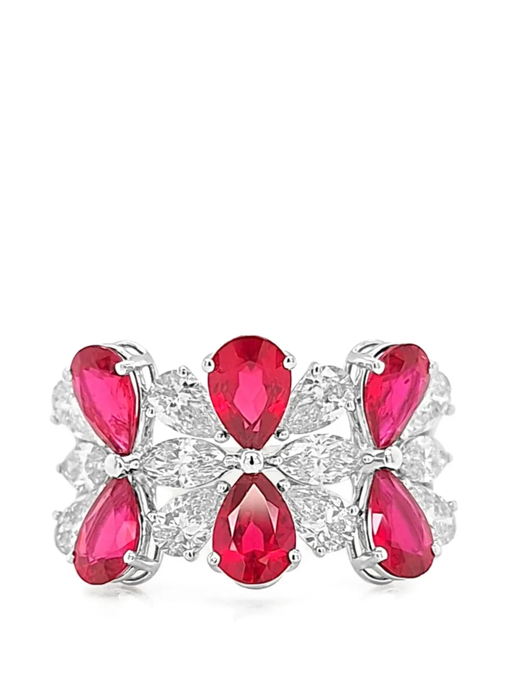 HYT Jewelry ruby and diamond ring - Argento