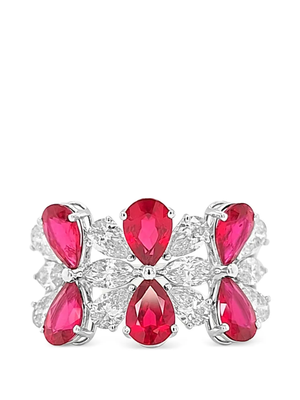 HYT Jewelry ruby and diamond ring - Argento