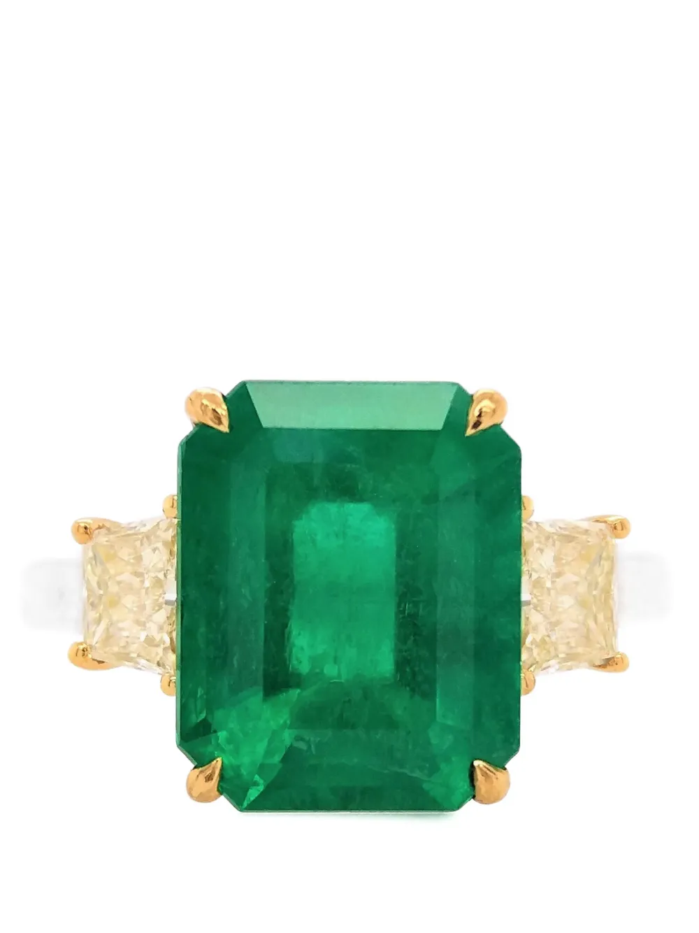 HYT Jewelry emerald and diamond ring - Argento