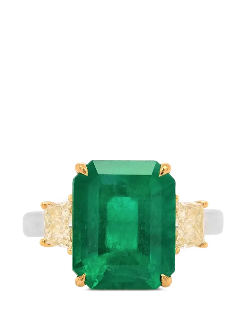 HYT Jewelry emerald and diamond ring - Argento