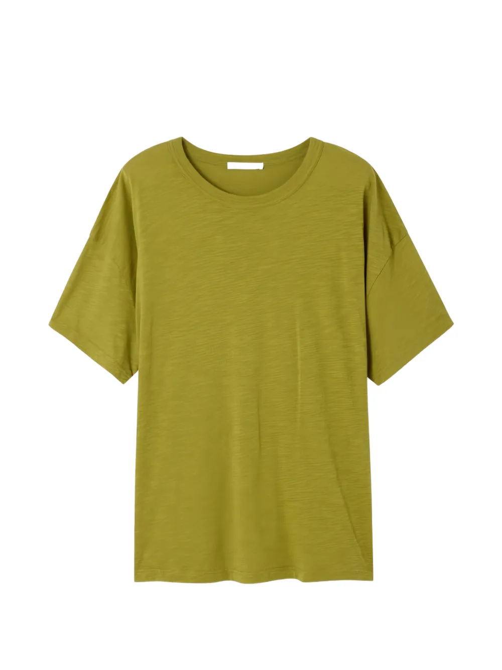 slub-texture short-sleeve T-shirt