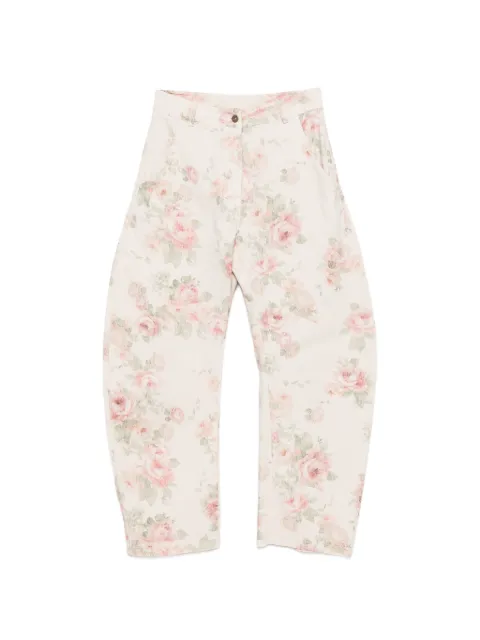 VICOLO floral-print trousers