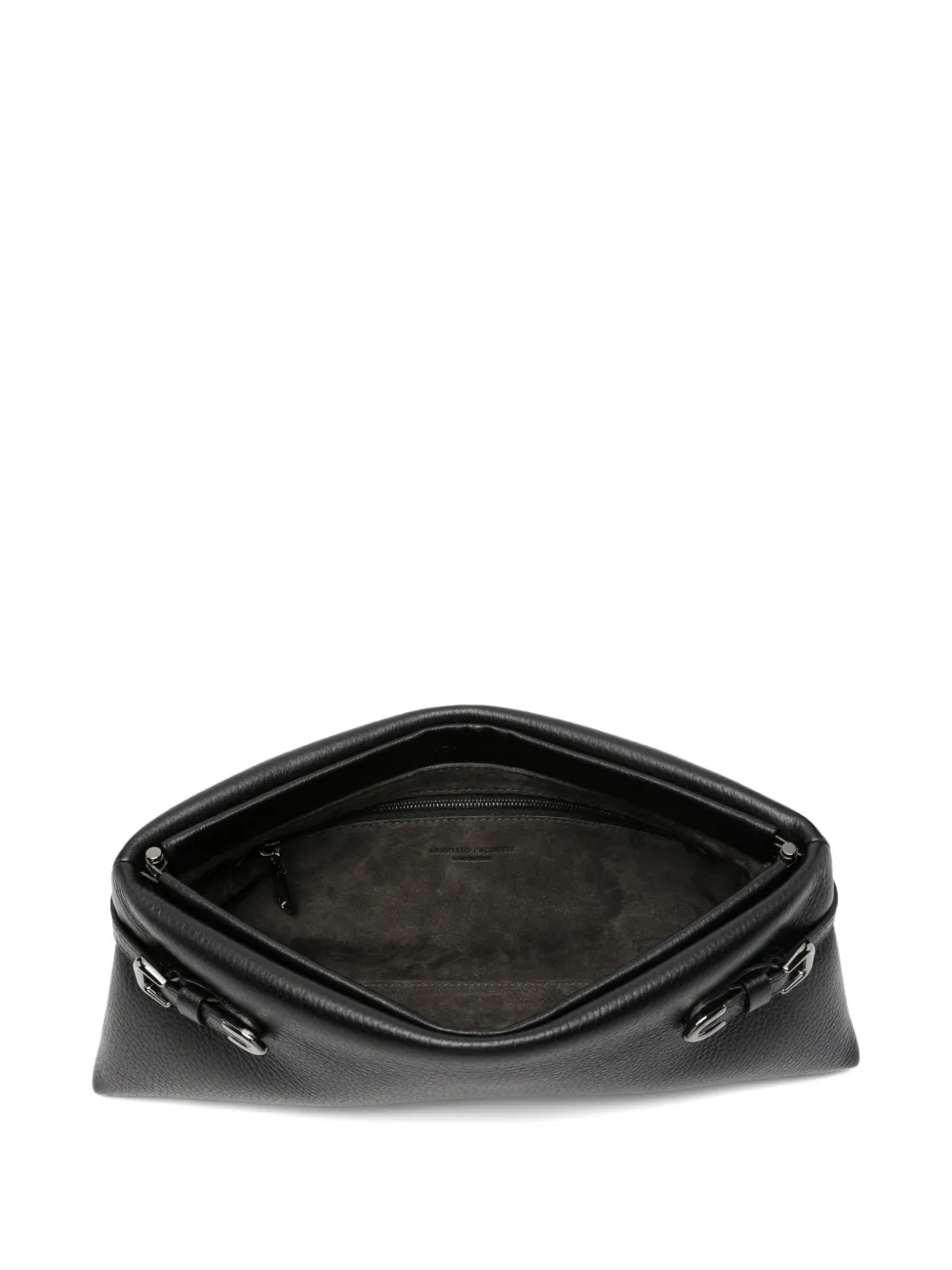 Brunello Cucinelli Leren clutch Zwart