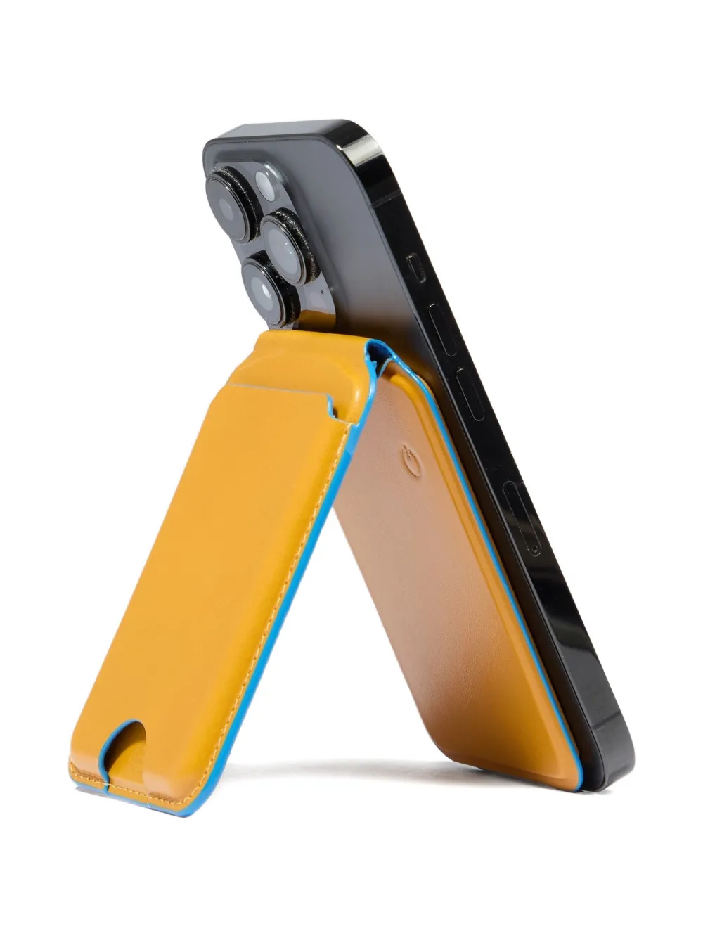 PIQUADRO MagSafe leren portemonnee Geel