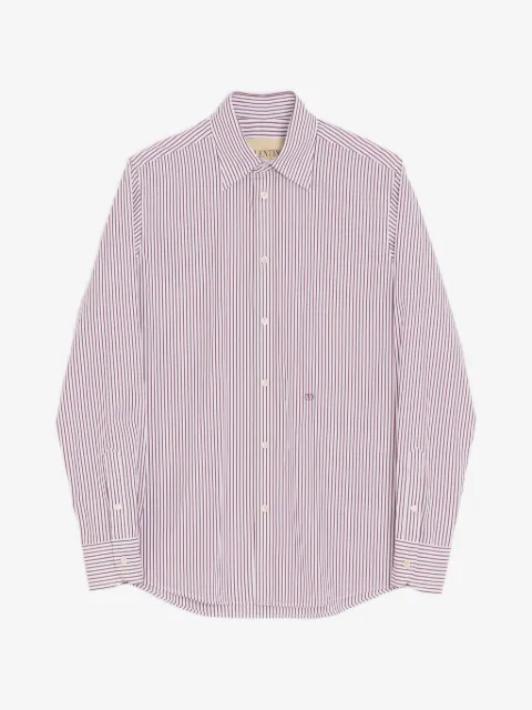 Valentino Garavani camisa de popelina con bordado VLogo