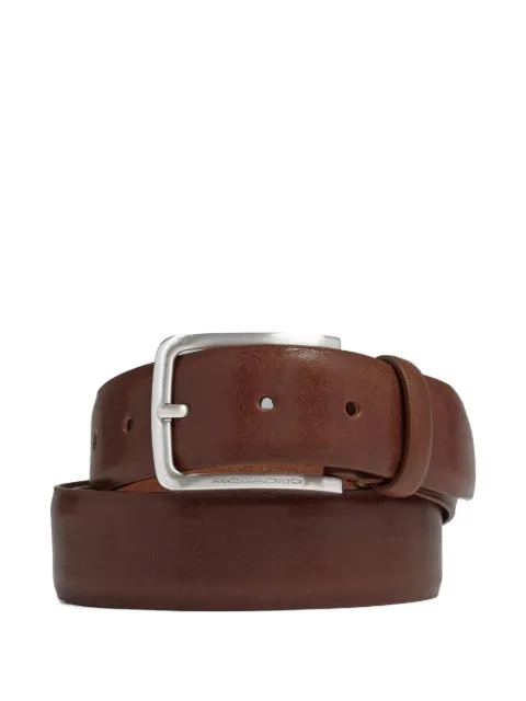 PIQUADRO prong-buckle leather belt