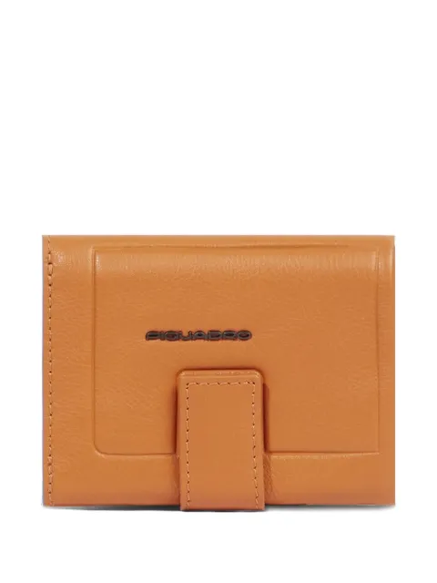 PIQUADRO trifold leather wallet