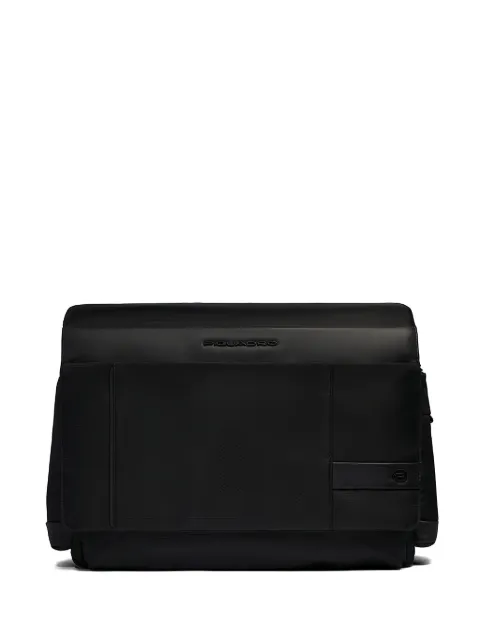 PIQUADRO logo-embossed messenger bag