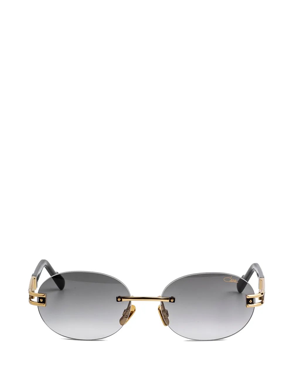 Cazal rimless oval-frame sunglasses - Oro