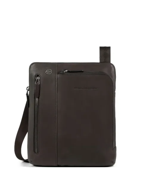 PIQUADRO leather crossbody bag