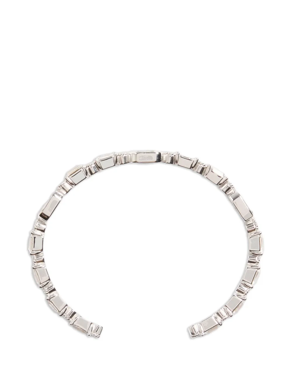 Valentino Garavani Bracciale rigido Ovalette in metallo con cristalli Swarovski® - Argento