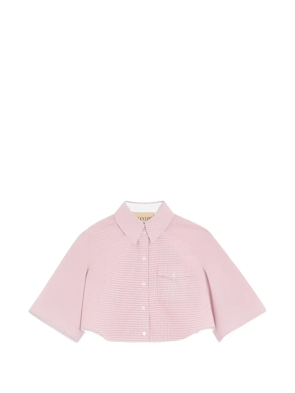Valentino Garavani Geruite blouse Roze