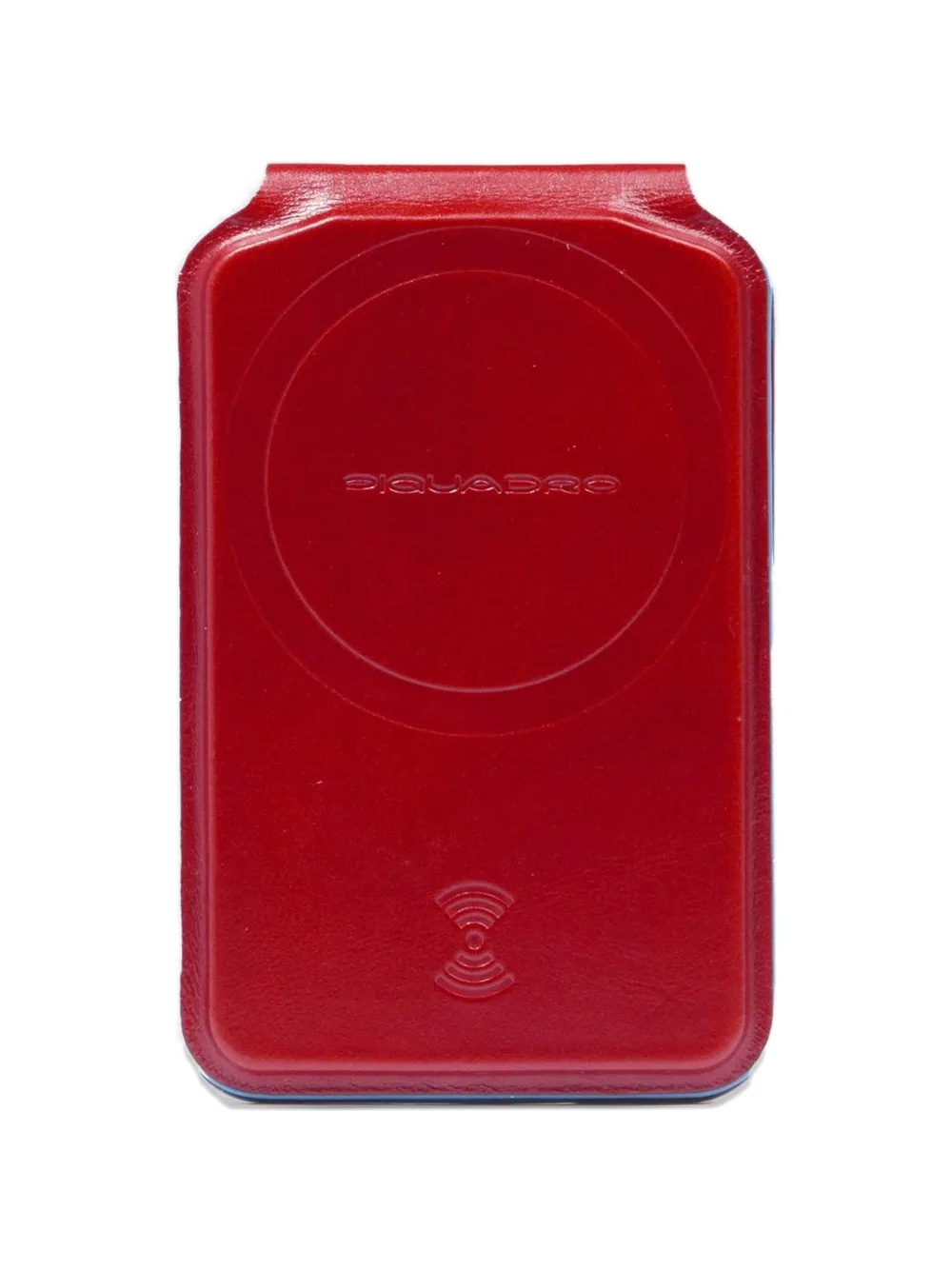 PIQUADRO MagSafe leather wallet - Rosso