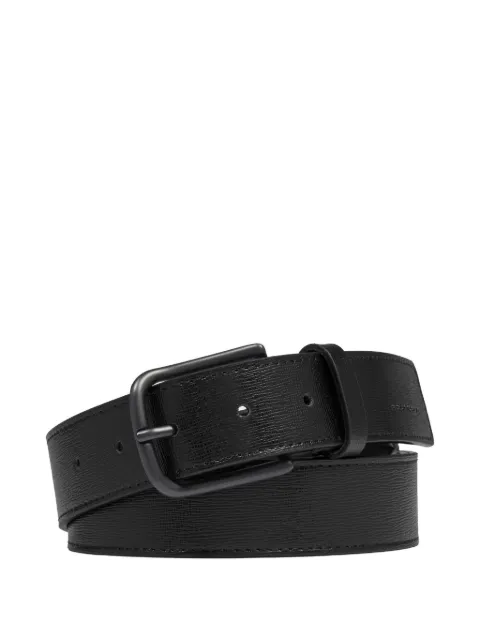 PIQUADRO textured leather belt
