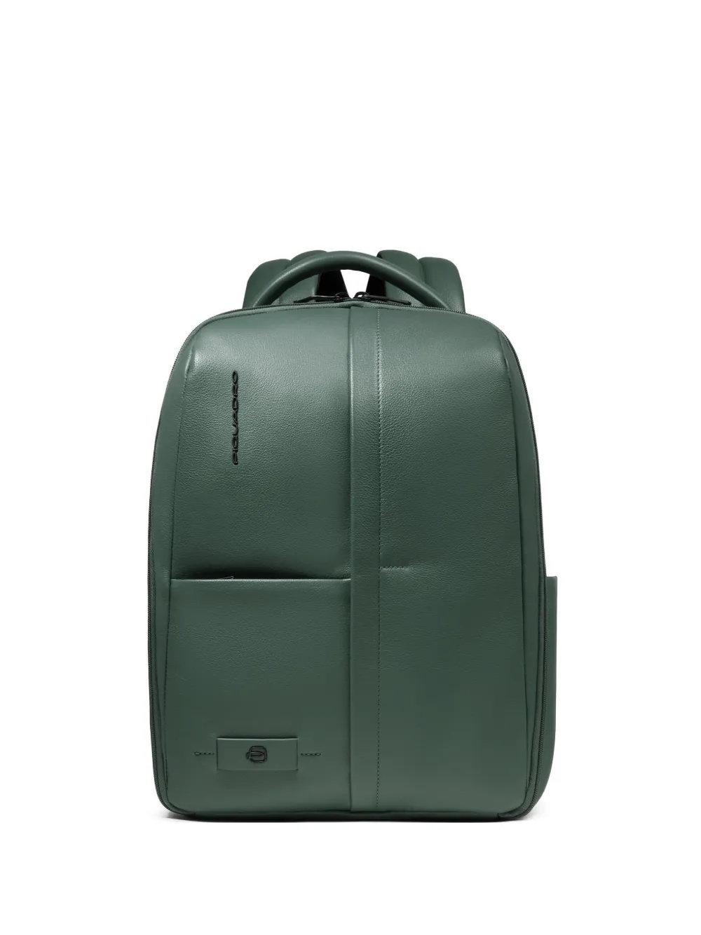 PIQUADRO Laptop 13" leather backpack - Verde