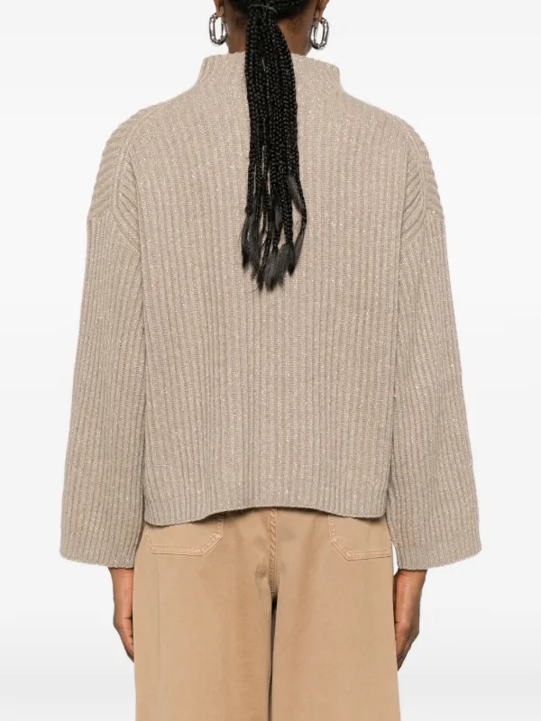 Brunello Cucinelli スパンコール セーター | ニュートラル | FARFETCH JP