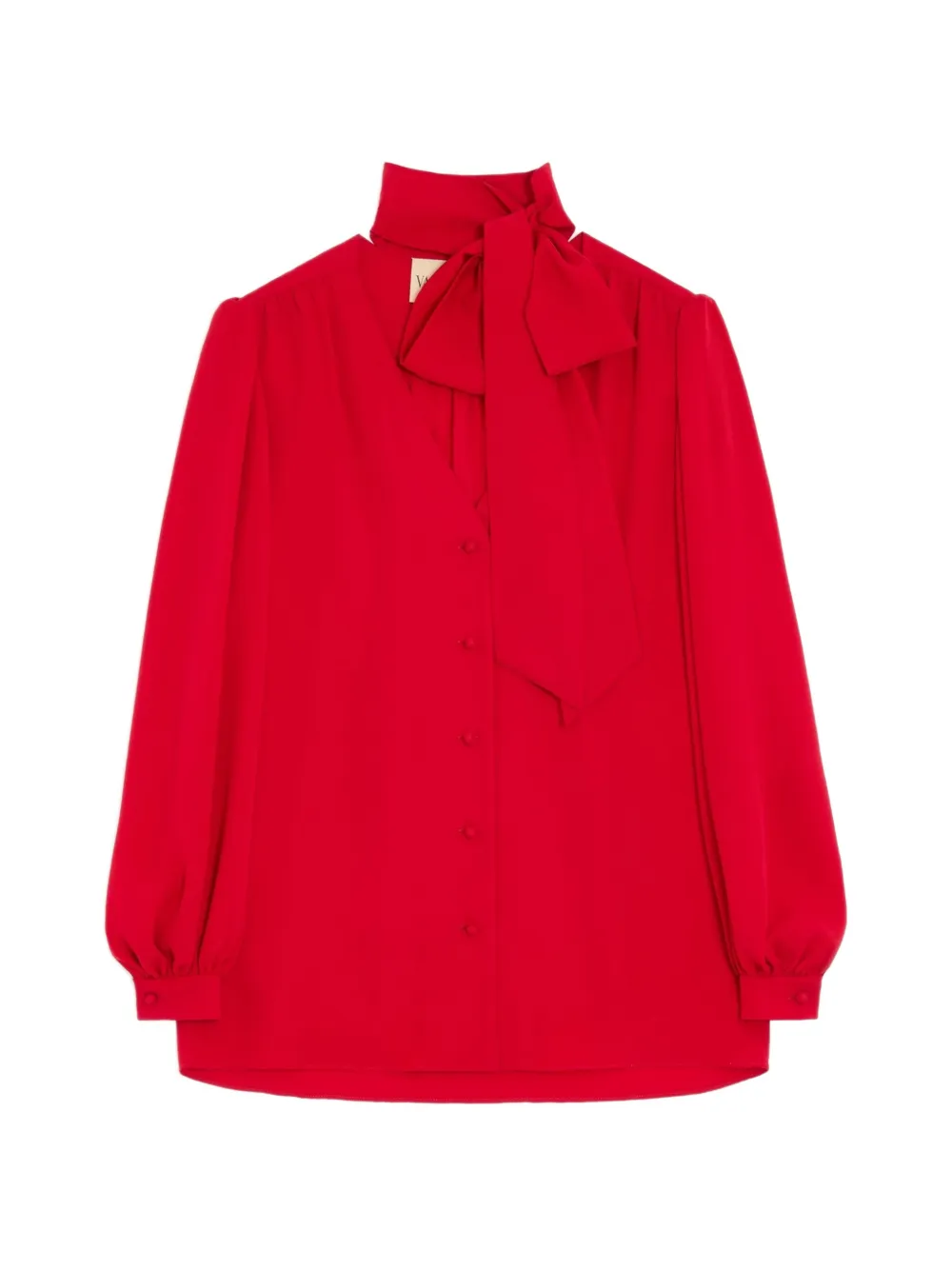 Valentino Garavani Blusa in georgette - Rosso