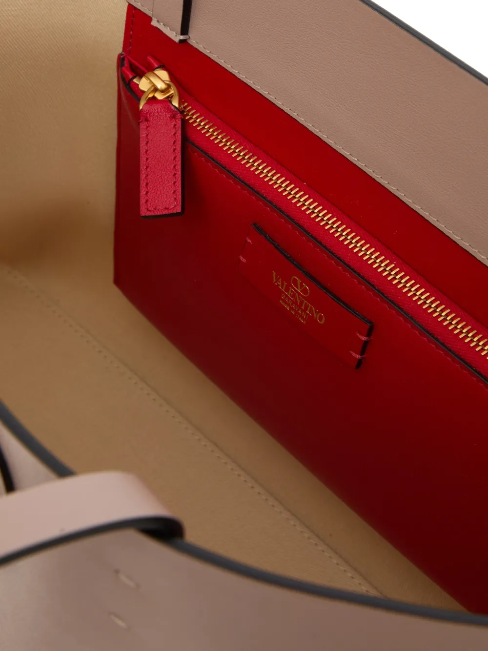 Valentino Garavani Fill Me kalfsleren shopper Roze