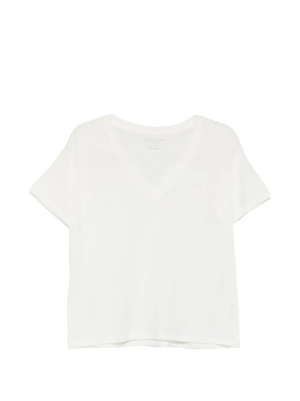Majestic Filatures V-neck short-sleeve T-shirt - Toni neutri