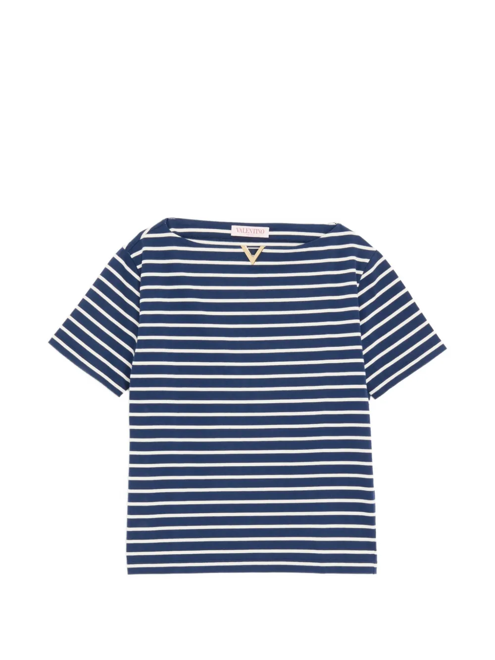 Valentino Garavani T-shirt VGold in cotone - Blu