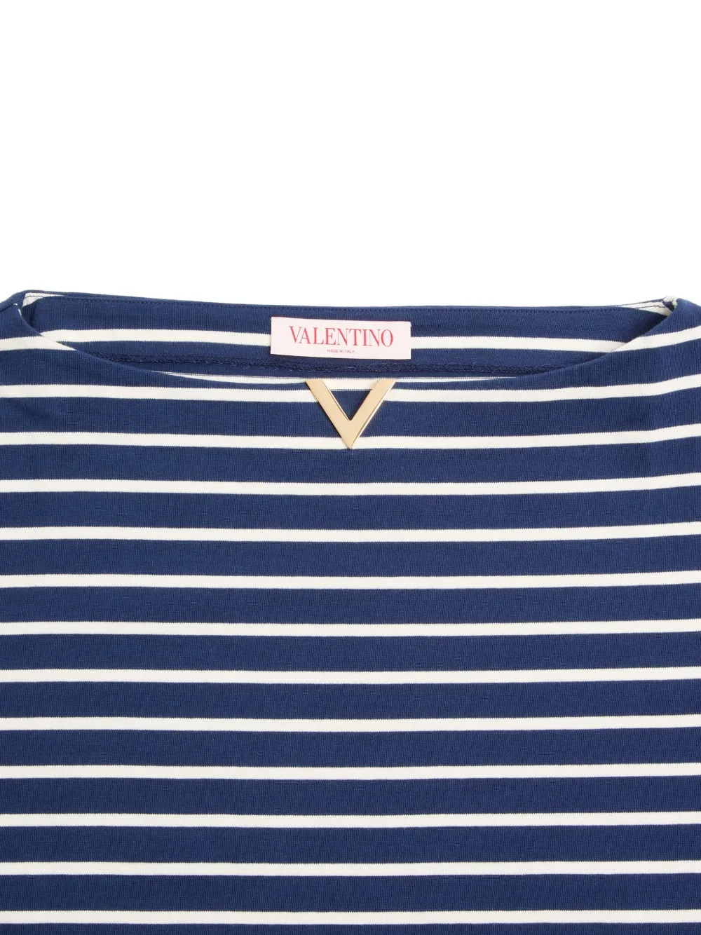 Valentino Garavani Katoenen T-shirt met VGold Blauw