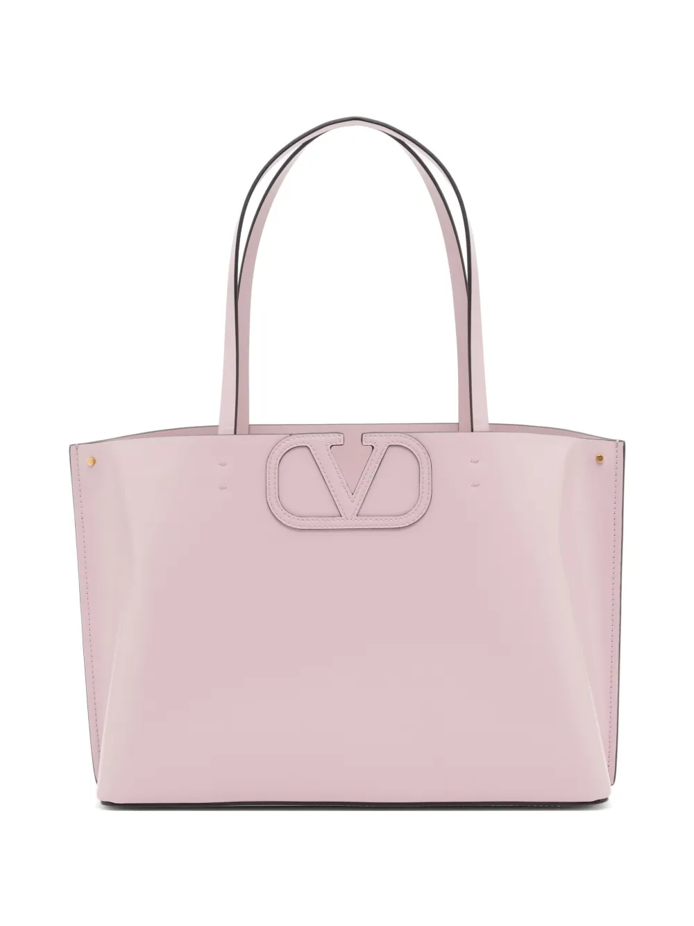 Valentino Garavani Borsa shopper Fill Me piccola in pelle di vitello - Rosa