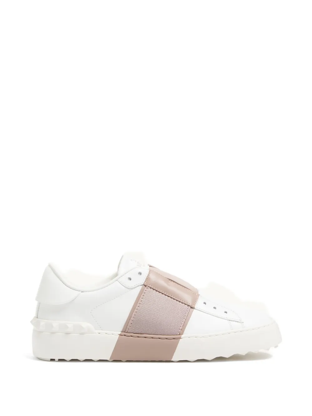 Valentino Garavani Tie-Up Sneakers aus Nappaleder - Weiß