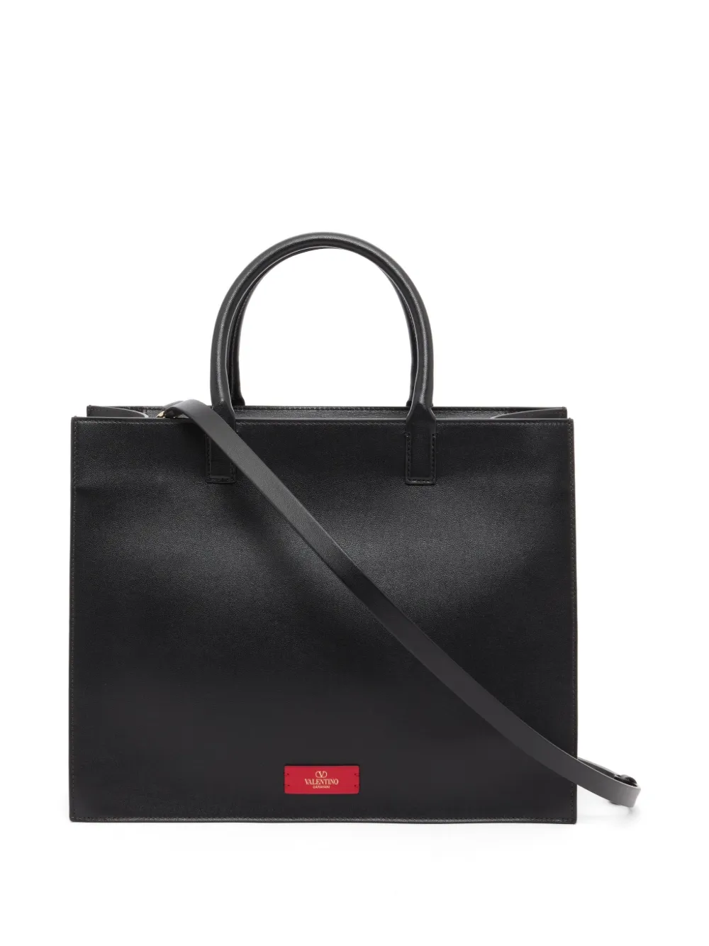 Valentino Garavani VLogo Walk kalfsleren shopper Zwart