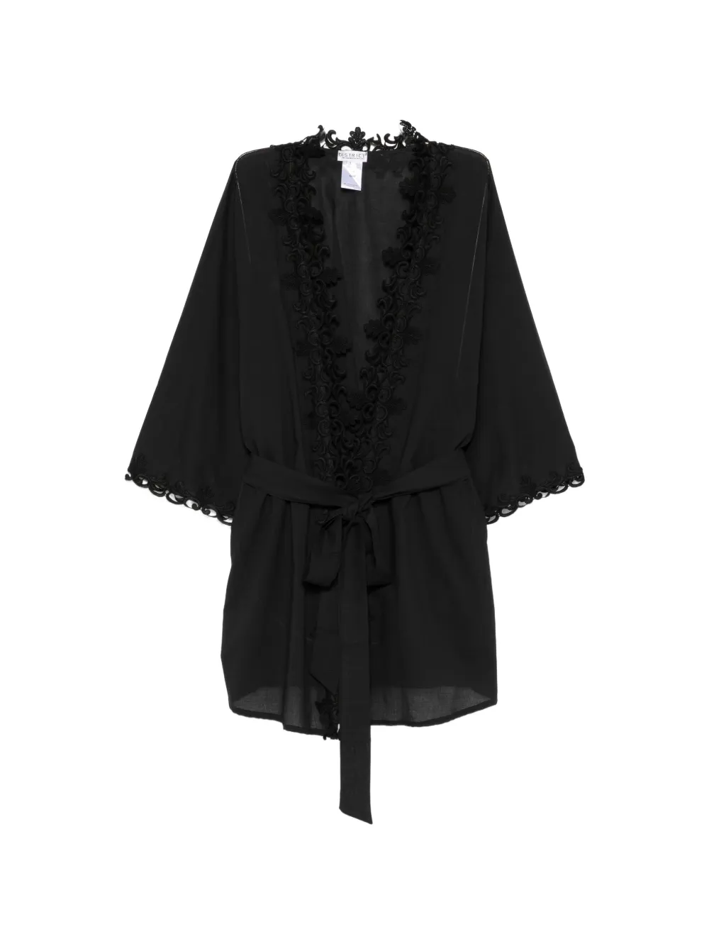 Mazzei belted oversized coat - Nero