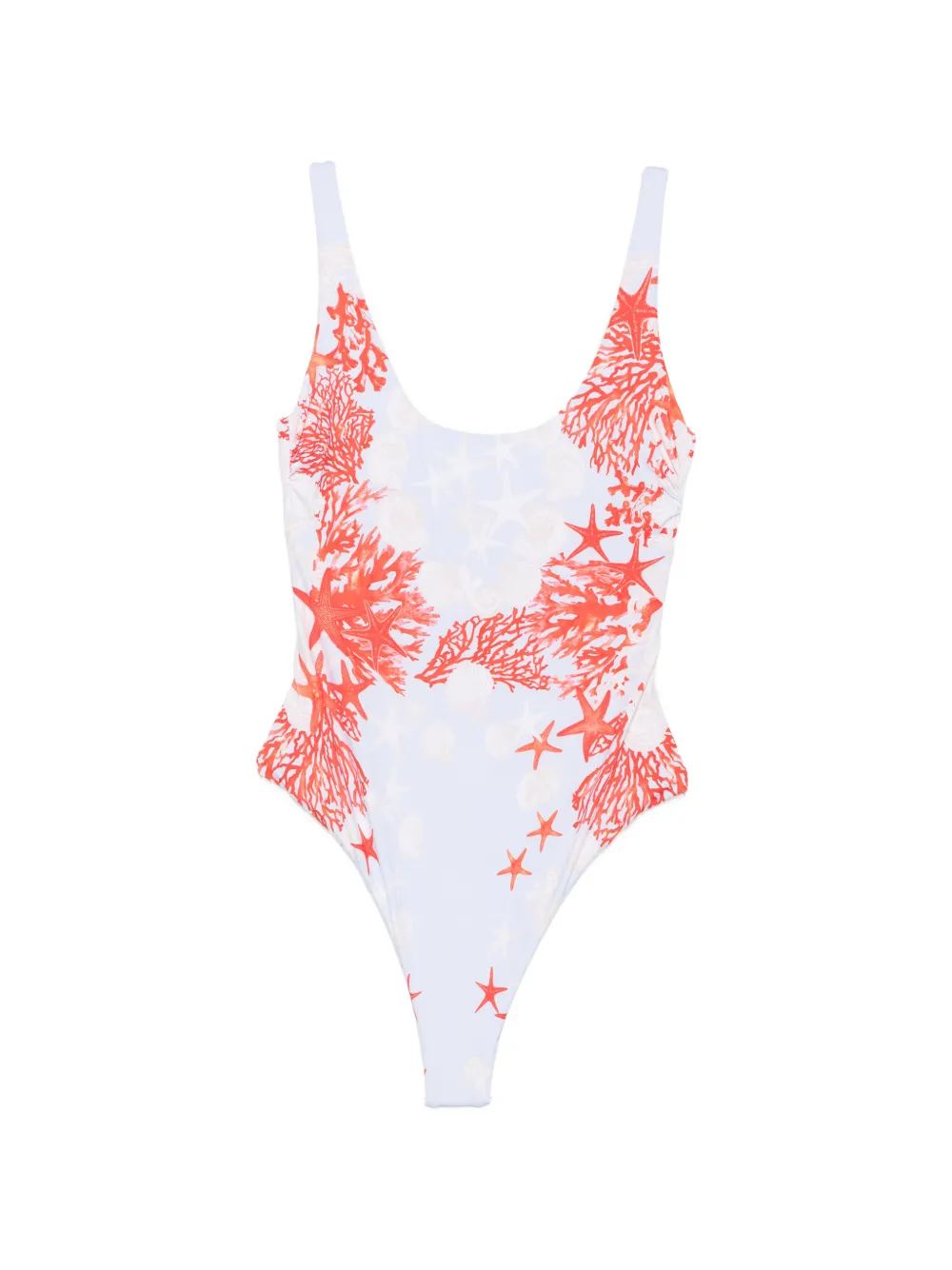 Mazzei scoop-neck swimsuit - Blu