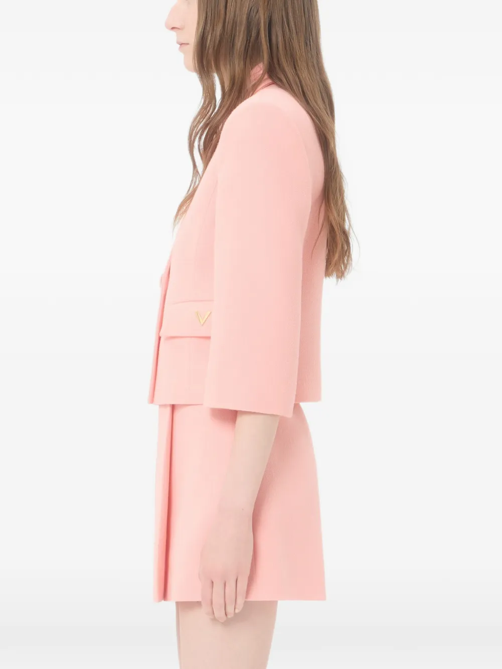 Valentino Garavani Wollen crêpe jack Roze