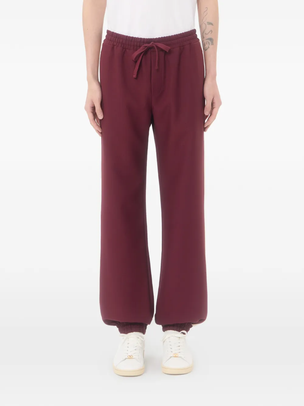 Valentino Garavani Vgold nylon broek Rood