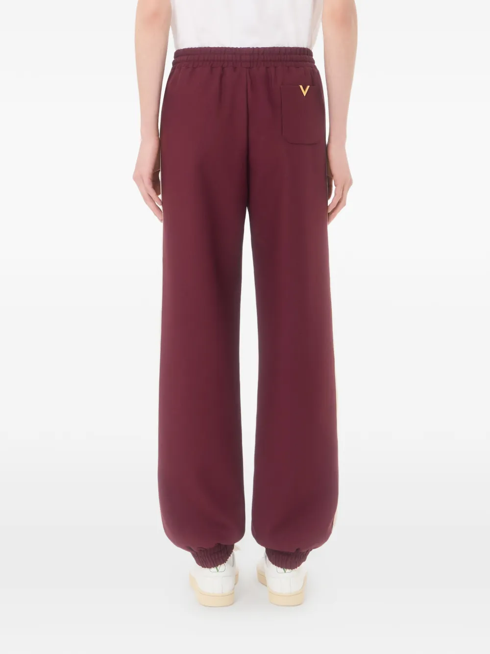Valentino Garavani Vgold nylon broek Rood