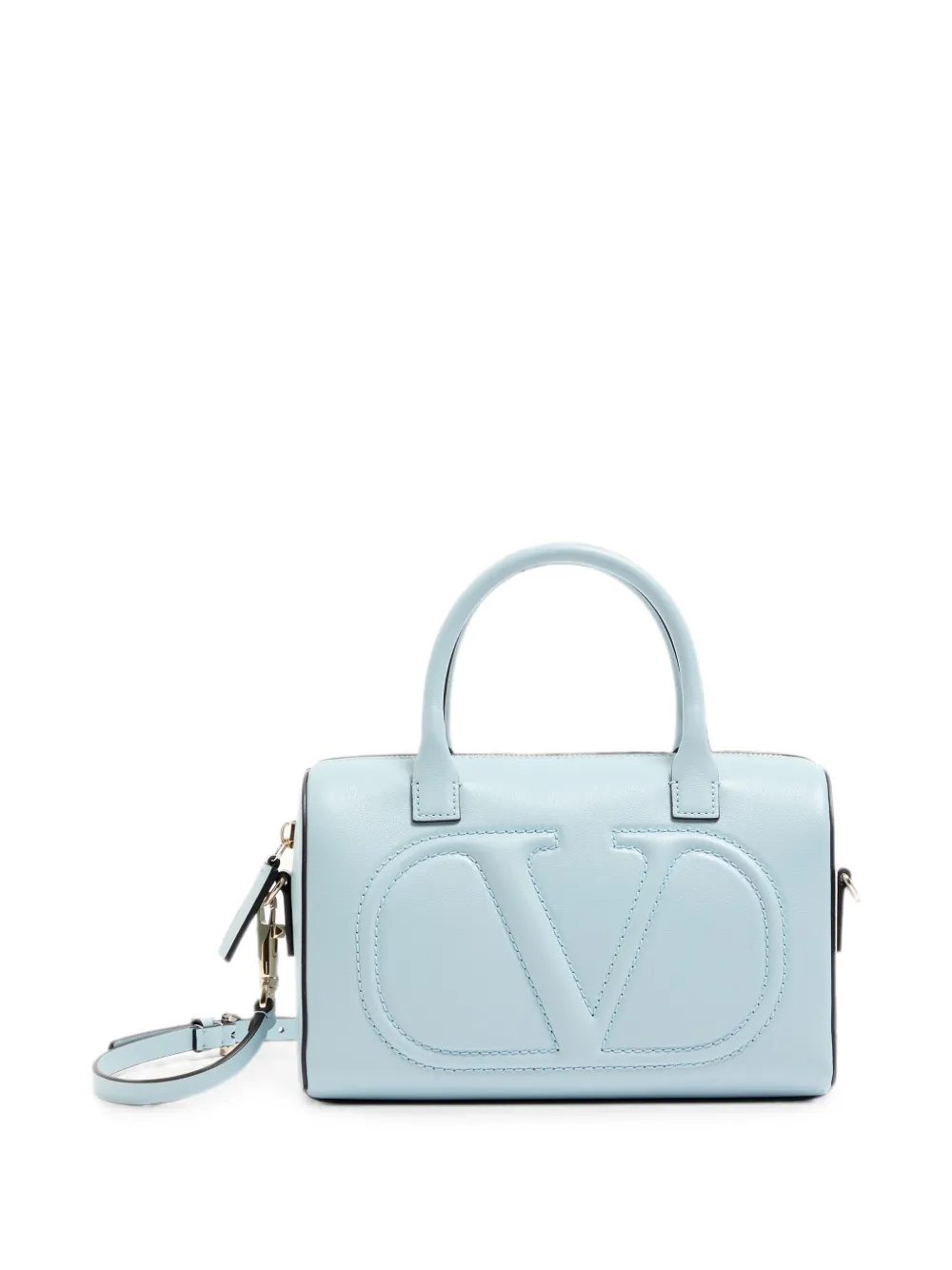 Valentino Garavani VLogo Walk kalfsleren handtas Blauw
