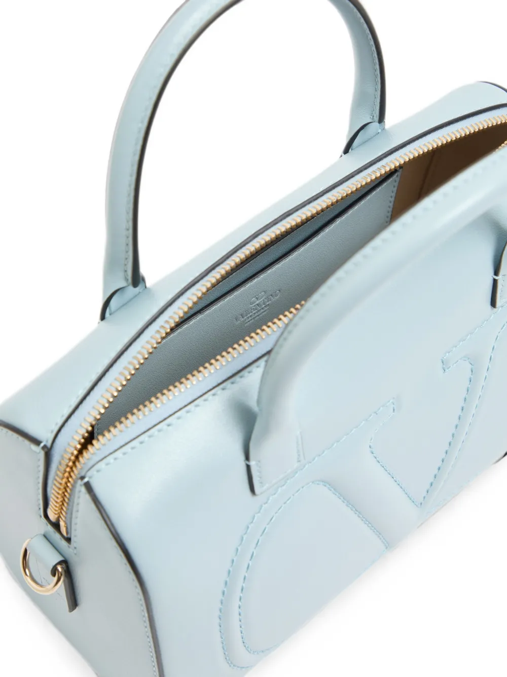 Valentino Garavani VLogo Walk kalfsleren handtas Blauw