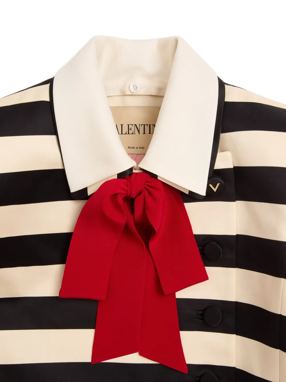 Valentino Garavani Barré katoenen satijnen jack Beige